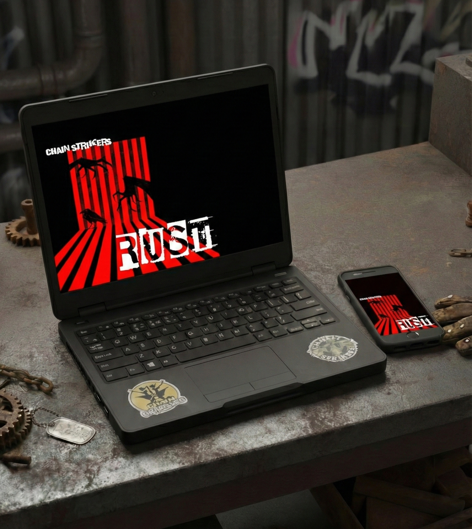Rust - 4K Wallpaper Pack (Desktop + Mobile) – Chain Strikers